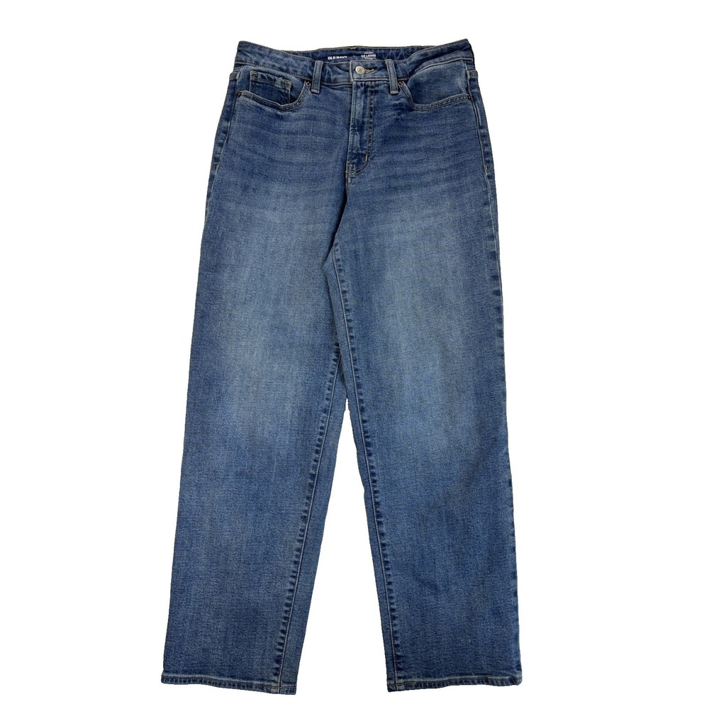Old‎ Navy Women's 8 High Rise OG Loose Fit Denim Jeans Urban Streetwear Baggy